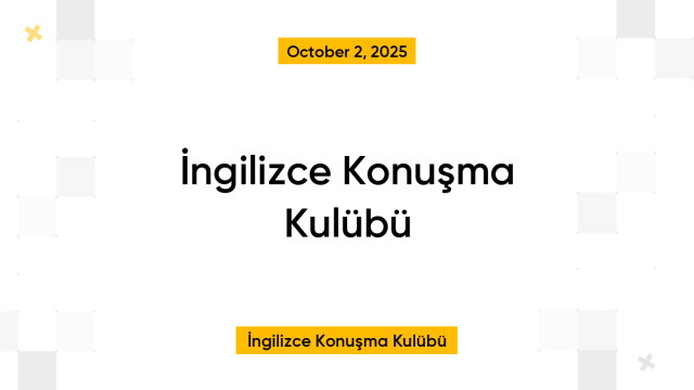 İngilizce Konuşma Kulübü