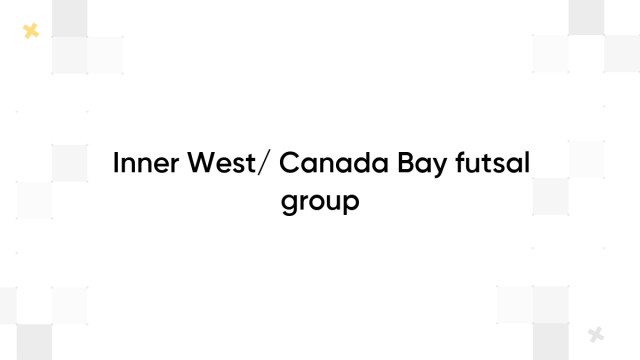 Inner West/ Canada Bay futsal group