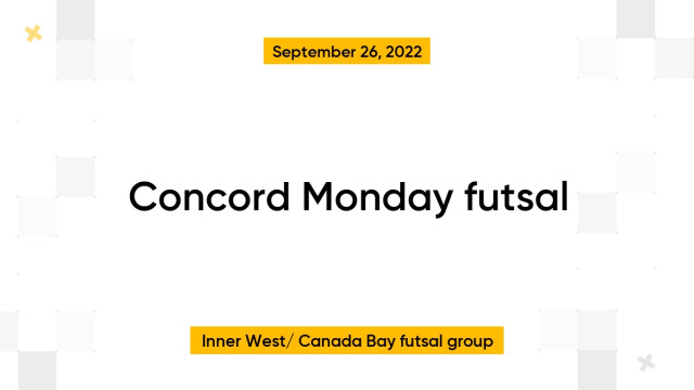 Concord Monday futsal