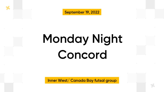 Monday Night Concord