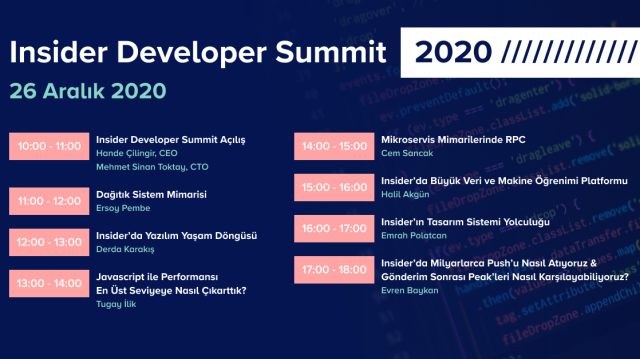 Insider Developer Summit 2020