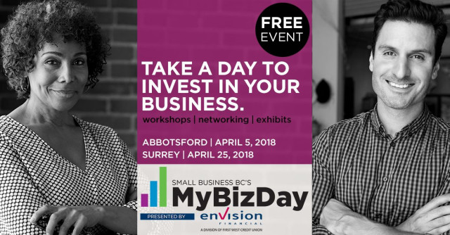 [FREE] Small Business BC Presents MyBizDay 🔥WORKSHOPS | NETWORKING | EXHIBITS
