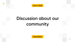 Discussion about our community