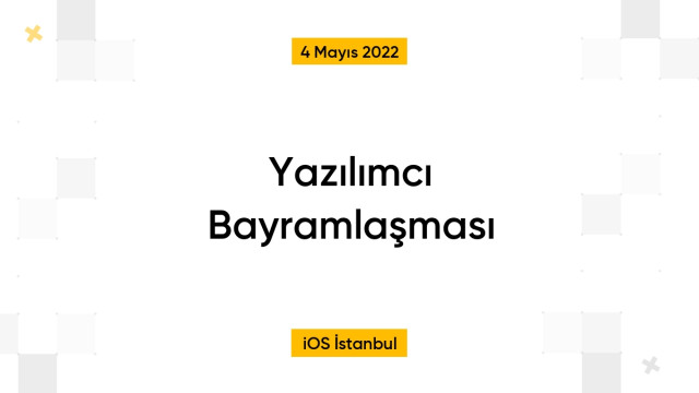 Yazılımcı Bayramlaşması