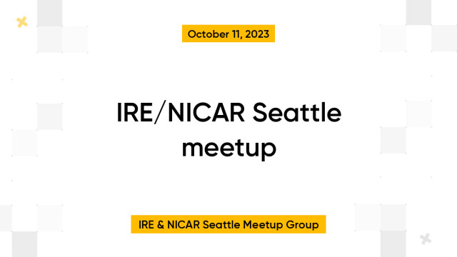 IRE/NICAR Seattle meetup