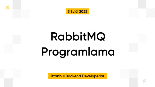 RabbitMQ Programlama