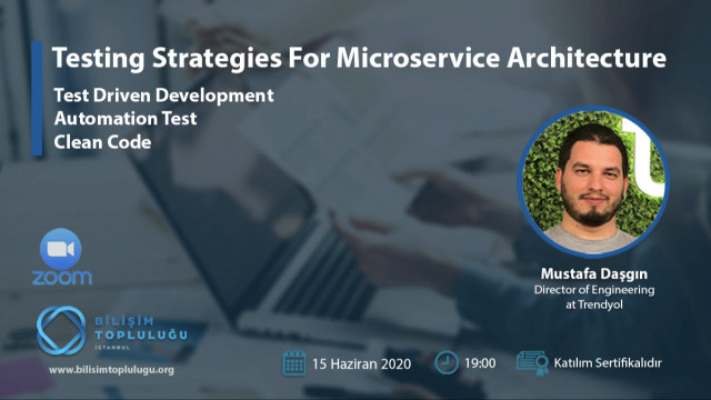 Zoom Webinar | Mikroservis Mimaride Test Stratejileri, TDD, Clean Code