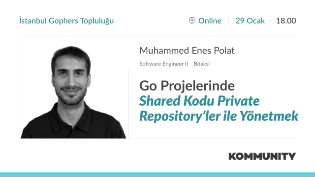 Go Projelerinde Shared Kodu Private Repository’ler ile Yönetmek