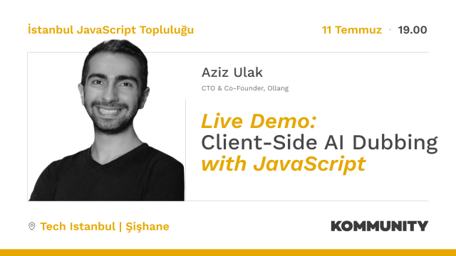 Live Demo: Client-Side AI Dubbing with JavaScript