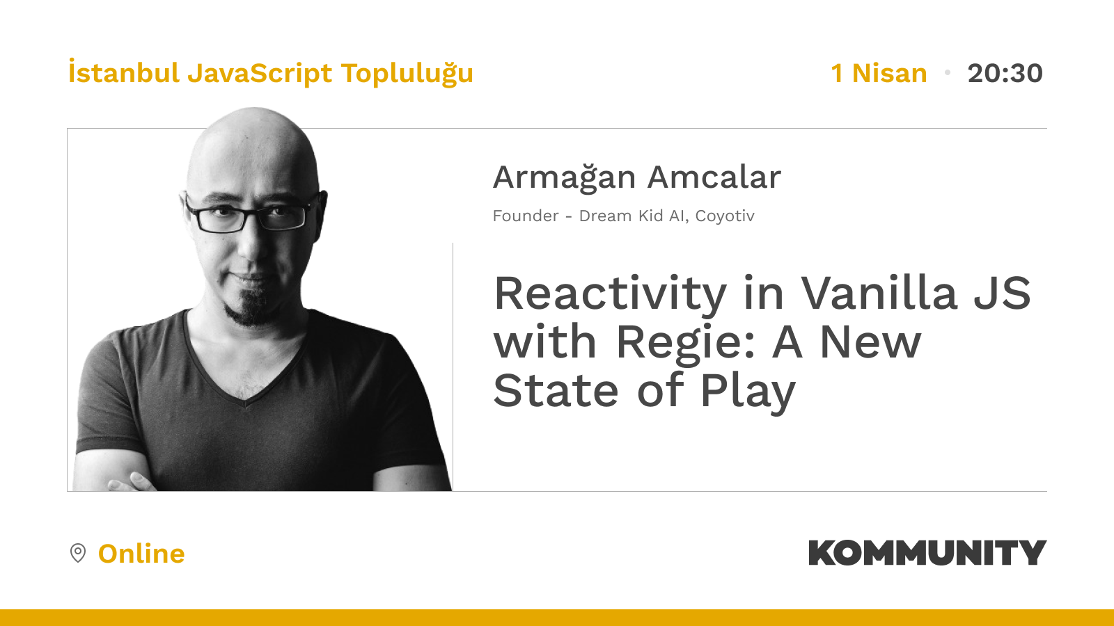 Reactivity in Vanilla JS with Regie: A New State of Play | Kommunity