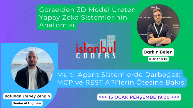 Görselden 3D Model Üreten AI Sistemleri ve Multi Agent Sistemler MCP REST API