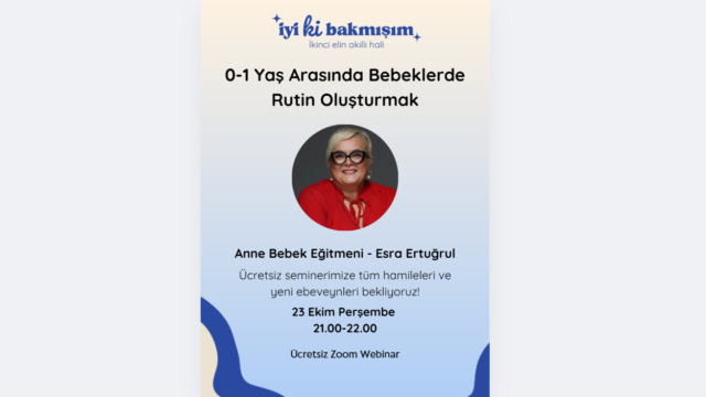 0-1 Yaş Arasında Bebeklerde Rutin Oluşturmak