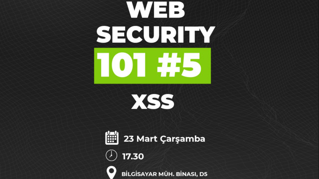 Web Security 101 - XSS #5