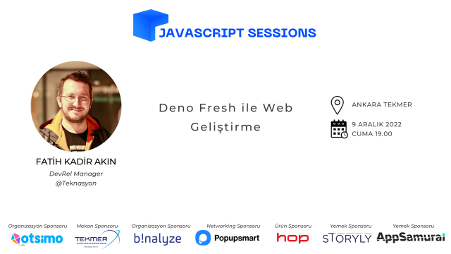 JavaScript Sessions Ankara #10