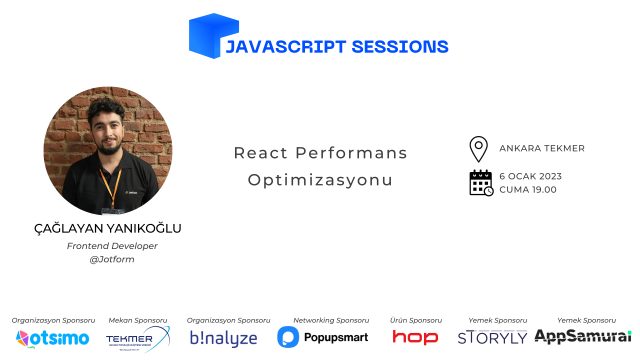 JavaScript Sessions Ankara #11