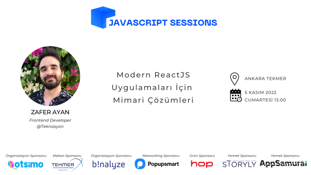 JavaScript Sessions Ankara #9