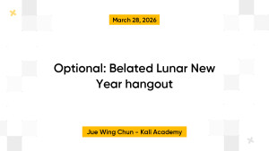 Optional: Belated Lunar New Year hangout