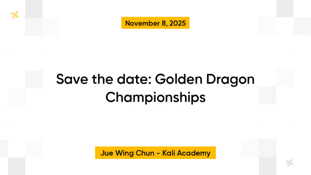 Save the date: Golden Dragon Championships