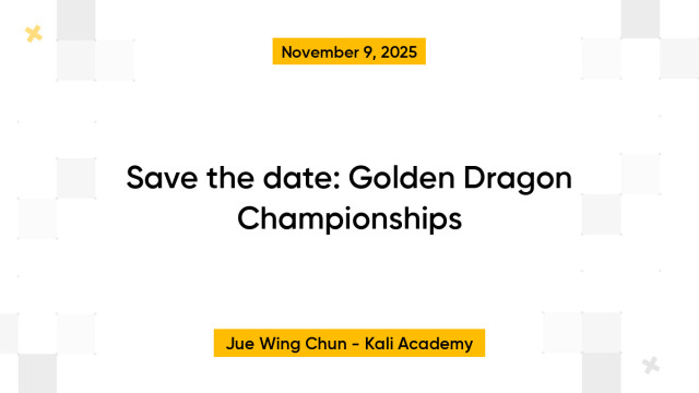 Save the date: Golden Dragon Championships