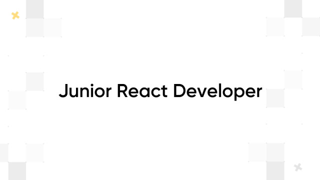 Junior React Developer