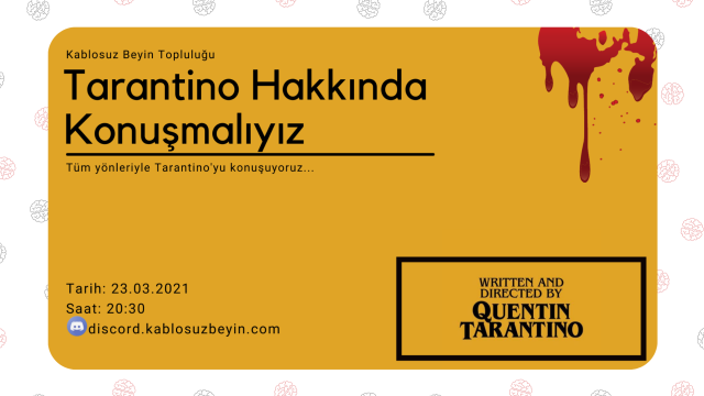 Tarantino hakkında konuşmalıyız!