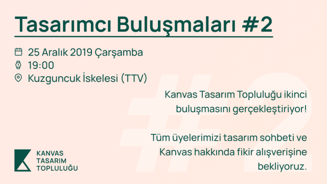 Tasarımcı Buluşmaları #2