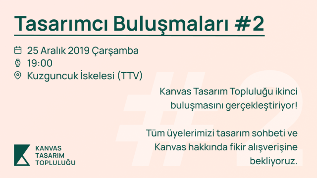 Tasarımcı Buluşmaları #2