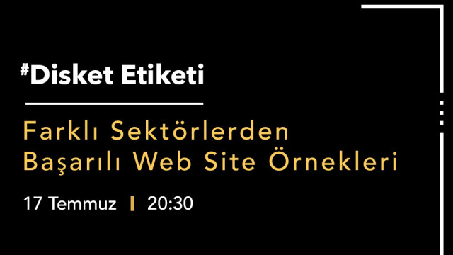 Disket Etiketi - Farklı Sektörlerden Başarılı Web Site Örnekleri