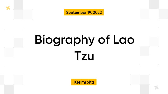 Biography of Lao Tzu