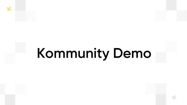 Kommunity Demo