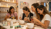 CANCELLED - BYOB Sip & Paint: Ceramics Night 🎨🍷