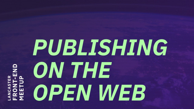 Publishing on the Open Web: GitHub and Netlify