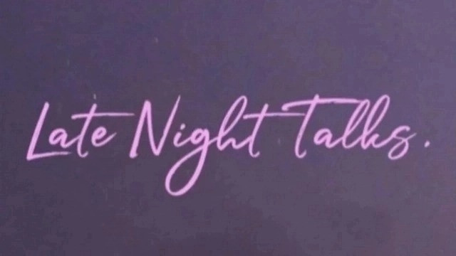 Late Night Talks: #80