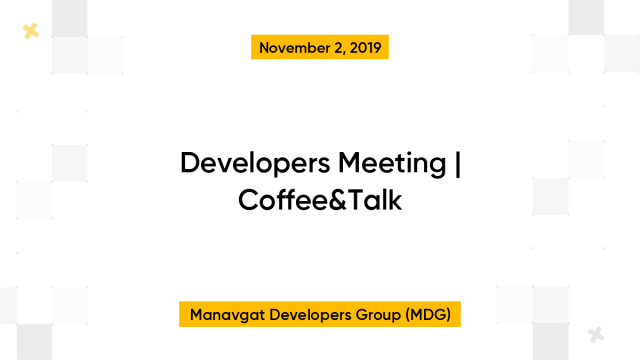 Developers Meeting | Coffee&Talk