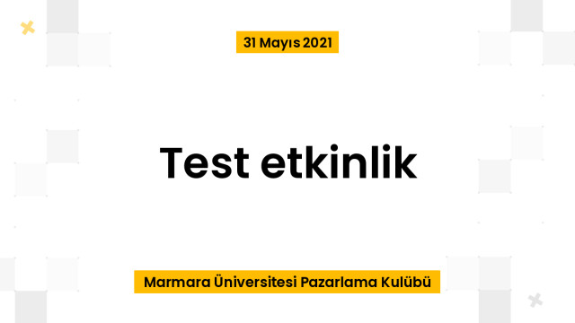 Test etkinlik