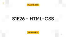 S1E26 - HTML-CSS
