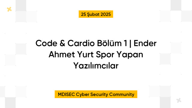 Code & Cardio Bölüm 1 | Ender Ahmet Yurt Spor Yapan Yazılımcılar