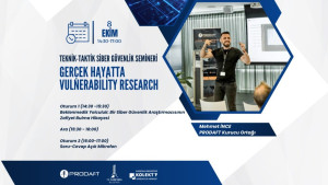 Teknik-Taktik Siber Güvenlik Semineri - Gerçek Hayatta Vulnerability Research