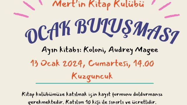 Mert'in Kitap Kulübü Ocak Ayı Kitap Buluşması