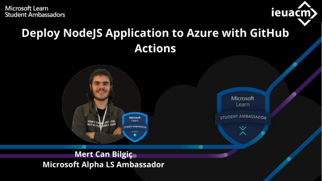 Deploy NodeJS Application to Azure with GitHub Actions