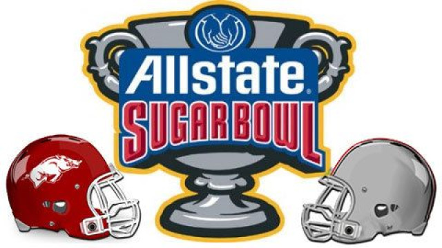 Ohio State in the Sugar Bowl at Union Street in Newton Center