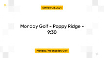 Monday Golf - Poppy Ridge - 9:30