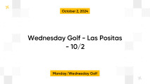 Wednesday Golf - Las Positas - 10/2