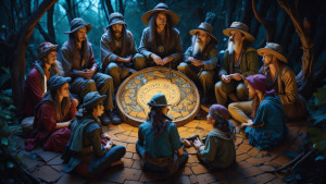 Mystical Explorers' Talking Circle: A Journey into the Mystical Realm
