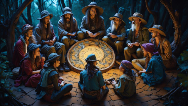 Mystical Explorers' Talking Circle: A Journey into the Mystical Realm