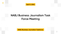 NABJ Business Journalism Task Force Meeting