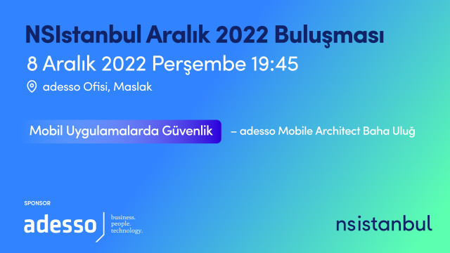 NSIstanbul Aralık 2022 Buluşması - adesso Turkey