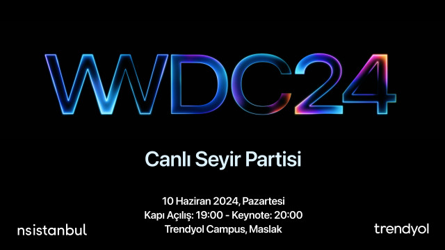 WWDC24 Canlı Seyir Partisi