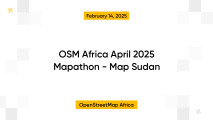 OSM Africa April 2025 Mapathon - Map Sudan