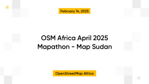 OSM Africa April 2025 Mapathon - Map Sudan